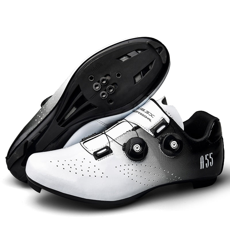 A55 PROFESSIONAL Self-Locking Bike Shoes