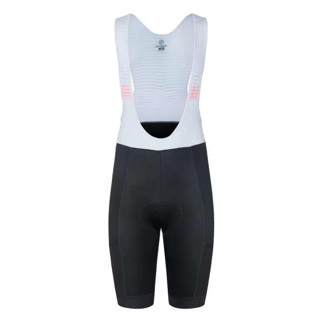 White 4 Pocket Bib Shorts