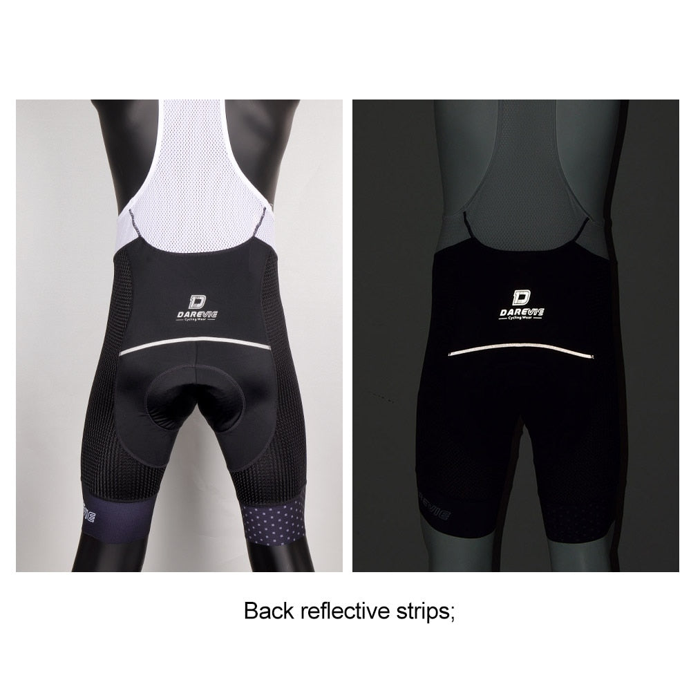 DVE Anti-Slip Cycling Bib Shorts