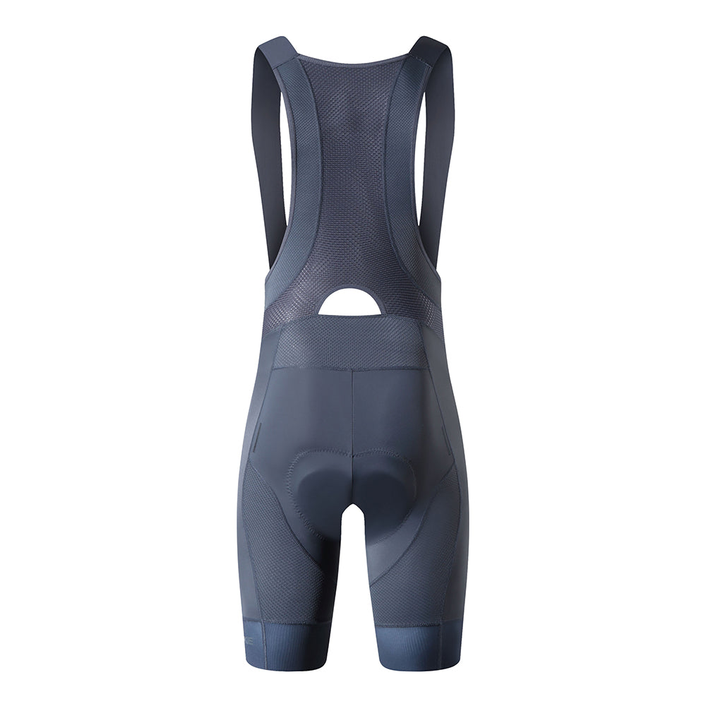 Dark Gray - Padded Tight Bib Shorts